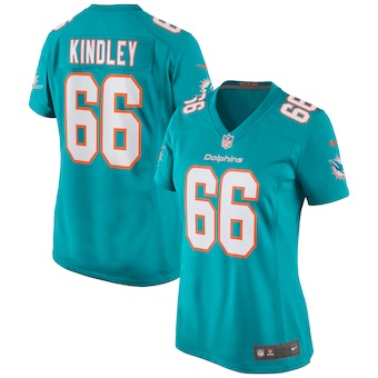 womens nike solomon kindley aqua miami dolphins game jersey_